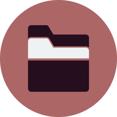 Dosya. Web simgesi basit illüstrasyon