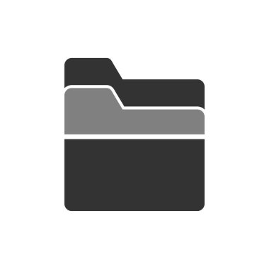 Dosya. Web simgesi basit illüstrasyon