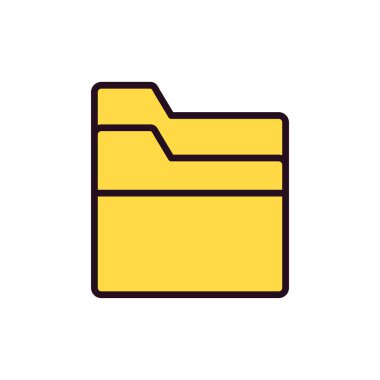 Dosya. Web simgesi basit illüstrasyon