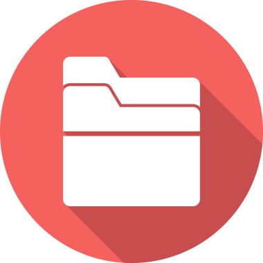Dosya. Web simgesi basit illüstrasyon