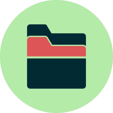 Dosya. Web simgesi basit illüstrasyon