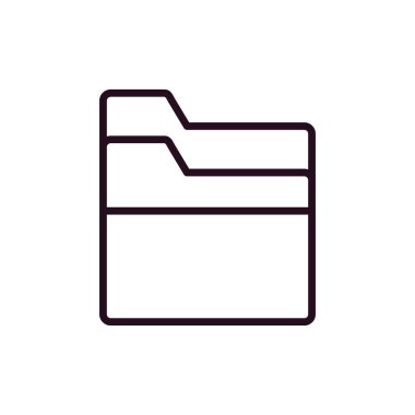 Dosya. Web simgesi basit illüstrasyon