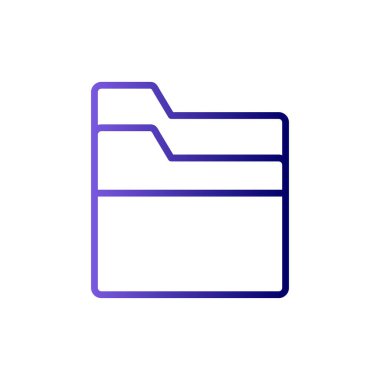 Dosya. Web simgesi basit illüstrasyon