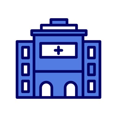 Hastane Simgesi Vektör İllüstrasyonu