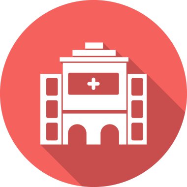 Hastane Simgesi Vektör İllüstrasyonu