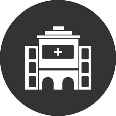 Hastane Simgesi Vektör İllüstrasyonu
