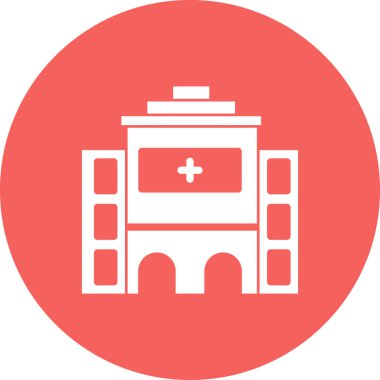 Hastane Simgesi Vektör İllüstrasyonu
