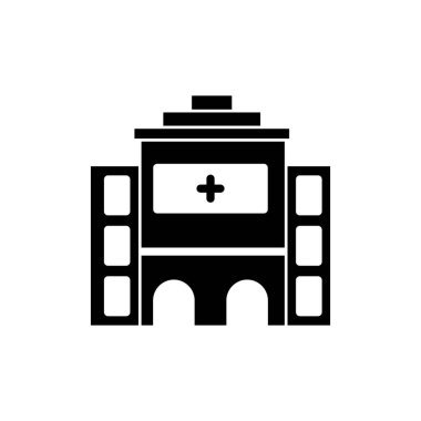 Hastane Simgesi Vektör İllüstrasyonu