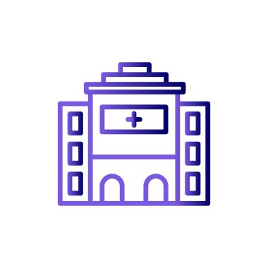 Hastane Simgesi Vektör İllüstrasyonu