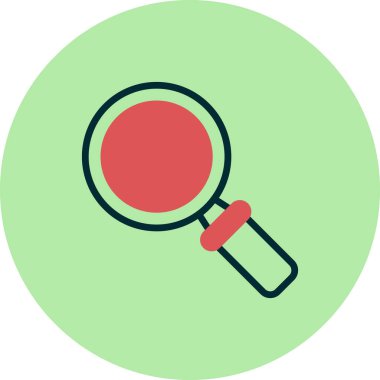 Ara. Web simgesi basit illüstrasyon