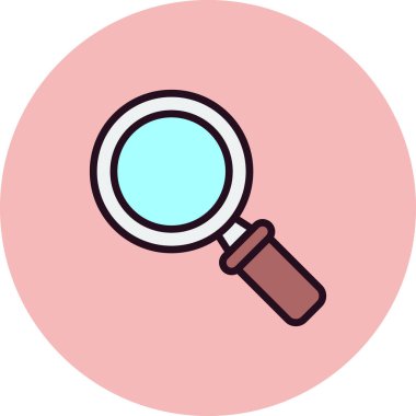 Ara. Web simgesi basit illüstrasyon