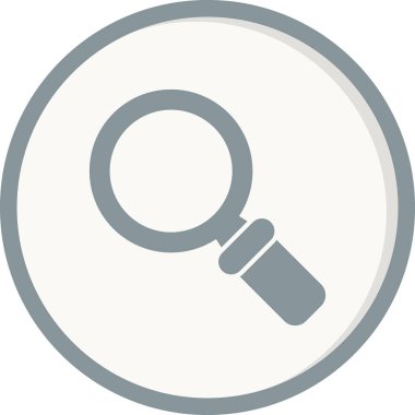 Ara. Web simgesi basit illüstrasyon