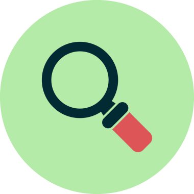 Ara. Web simgesi basit illüstrasyon