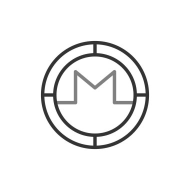 Logo tasarım vektör şablonu harfi