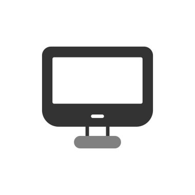 bilgisayar monitörü vektör simgesi