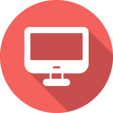 bilgisayar monitörü vektör simgesi