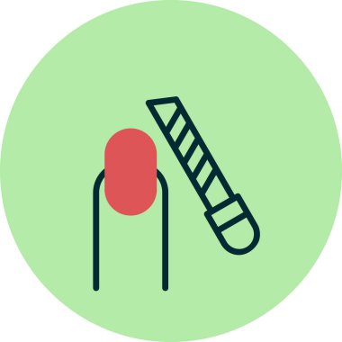 Tek müzik simgesinin vektör illüstrasyonu