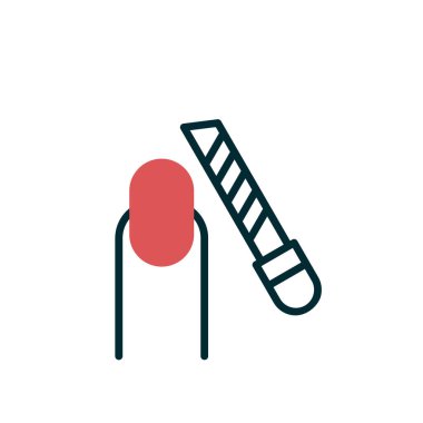 Tek çubuk simgesinin vektör çizimi