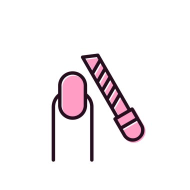 Tek müzik simgesinin vektör illüstrasyonu