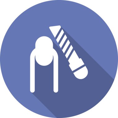 Bir kadın simgesinin vektör illüstrasyonu