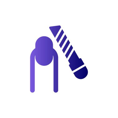 Modern b 'nin vektör illüstrasyonu eksik simgesi