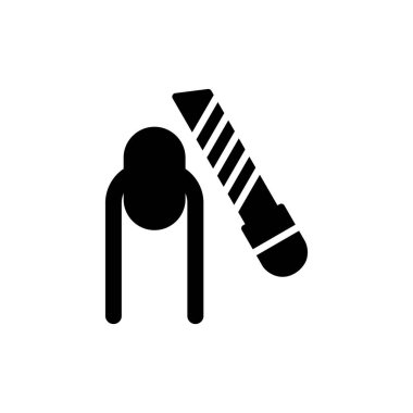 Tek simgenin vektör illüstrasyonu