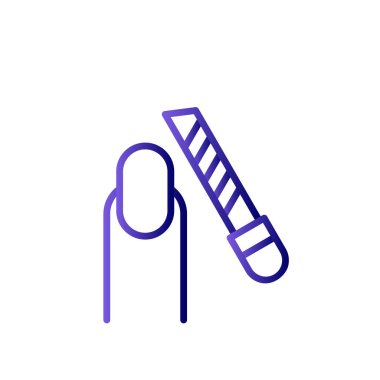 müzik notası ikon vektörü. İnce çizgi işareti. izole edilmiş sınır sembolü çizimi