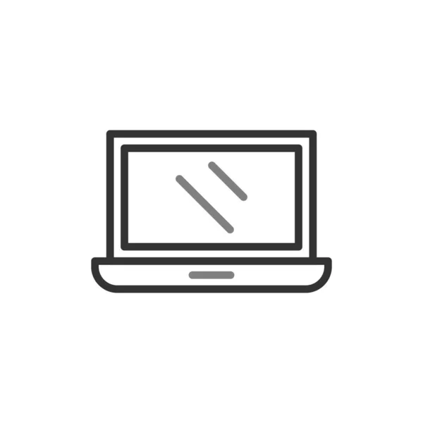 Значок Ноутбука Комп Ютера Векторна Ілюстрація — стоковий вектор