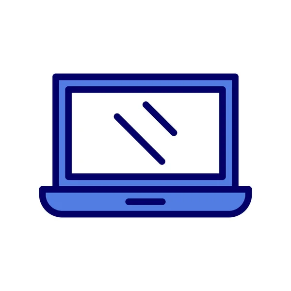 Laptop Icon Vector Illustration Design — Vettoriale Stock