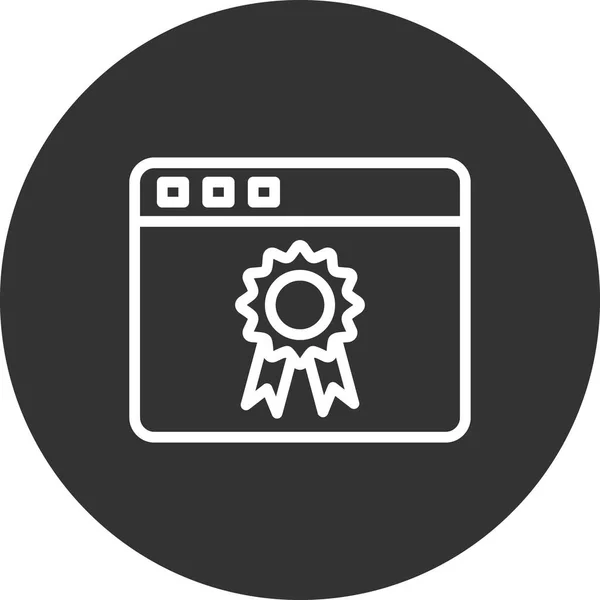 Ranglijst Pictogram Vector Illustratie — Stockvector