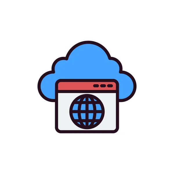 Simple Web Interface Icon Vector Illustration — Stockvector