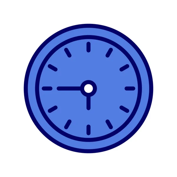 Ilustración Vectorial Del Icono Del Reloj — Vector de stock