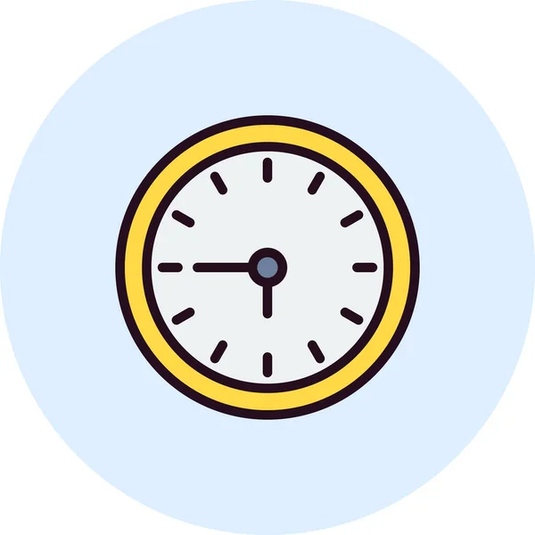 Ilustración Vectorial Del Icono Del Reloj — Vector de stock