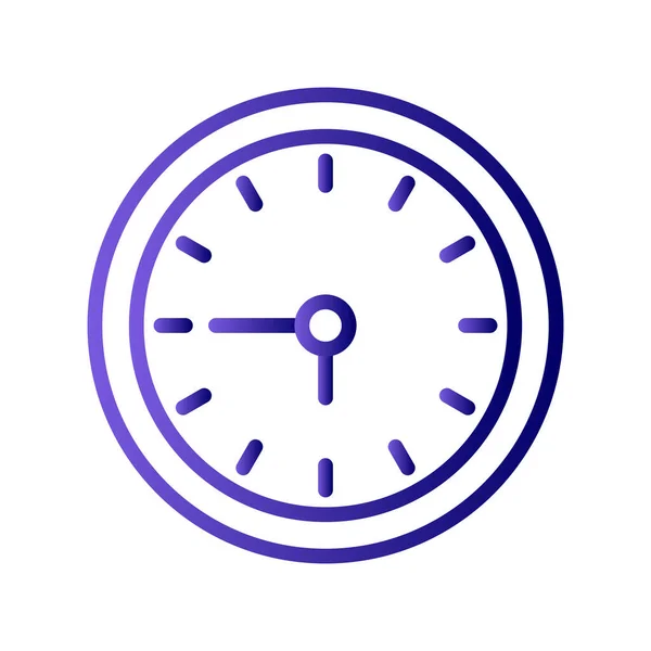 Ilustración Vectorial Del Icono Del Reloj — Vector de stock