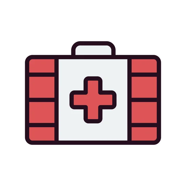 Emergency Kit Icon Vector Illustration — Archivo Imágenes Vectoriales