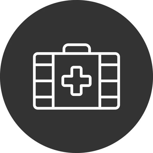 Emergency Kit Icon Vector Illustration — стоковый вектор