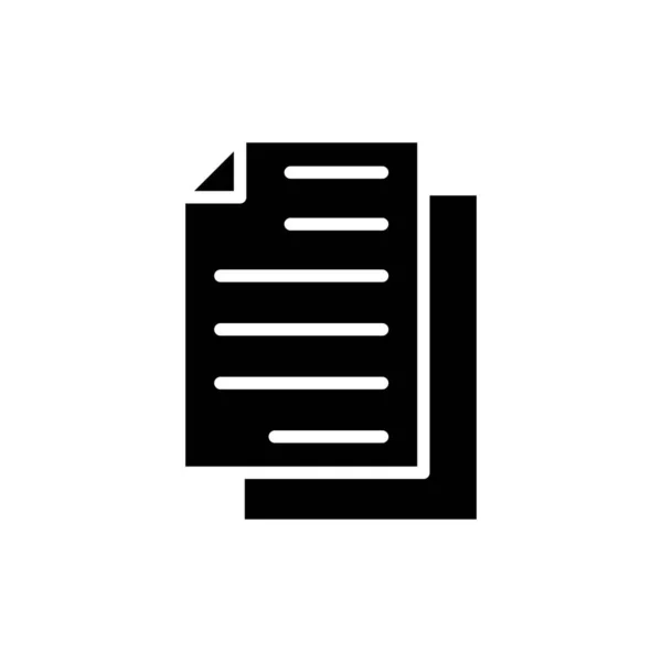 Ikona Dokumentu Módním Stylu Izolované Pozadí — Stockový vektor