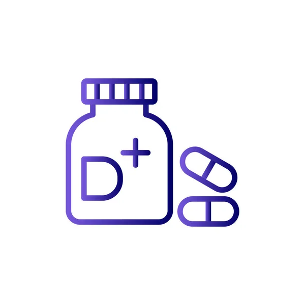 Medicine Pills Icon Vector Illustration — Vetor de Stock