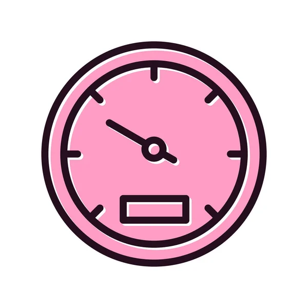 Speedometer Icon Speed Metering Icon Vector Illustration — Stockvektor