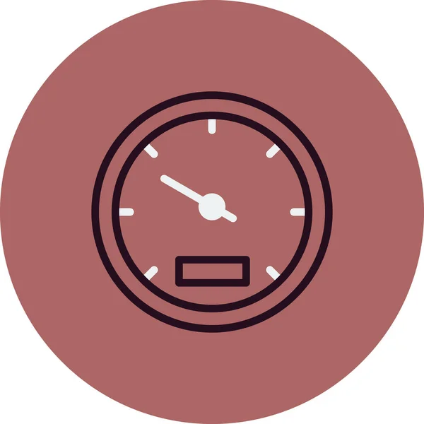 Speedometer Icon Speed Metering Icon Vector Illustration — Διανυσματικό Αρχείο
