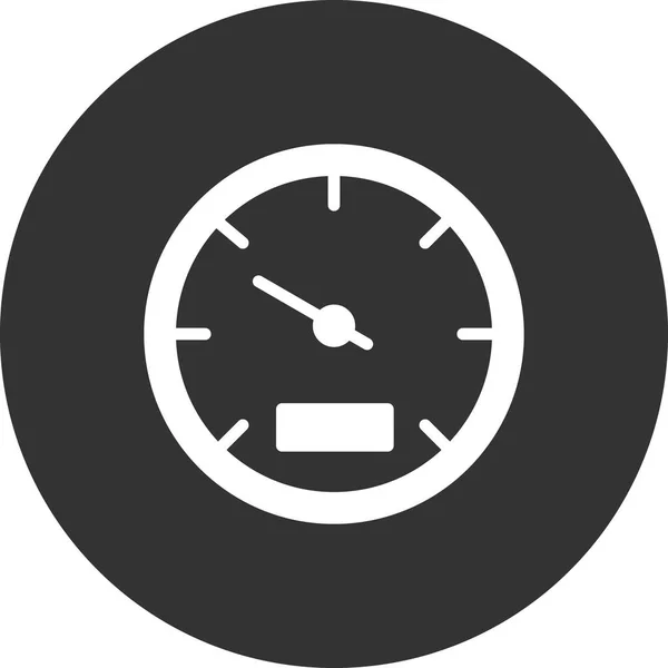 Speedometer Icon Speed Metering Icon Vector Illustration — Stock Vector
