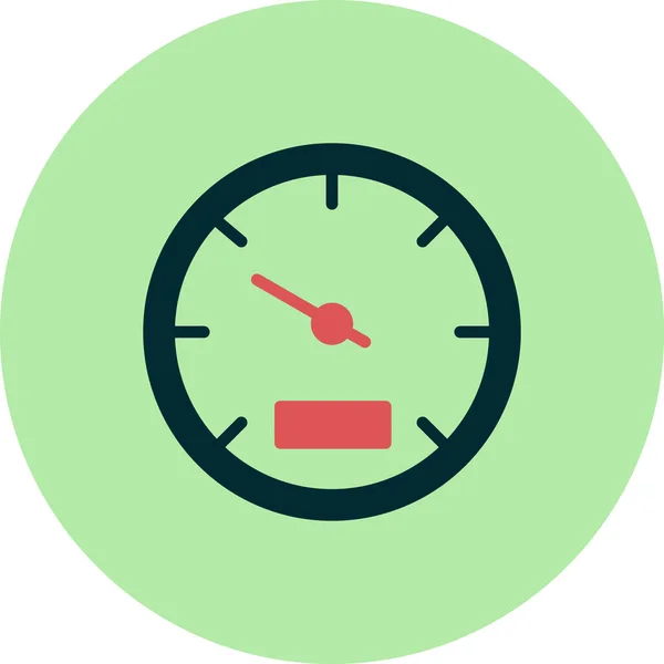 Speedometer Icon Speed Metering Icon Vector Illustration — 图库矢量图片