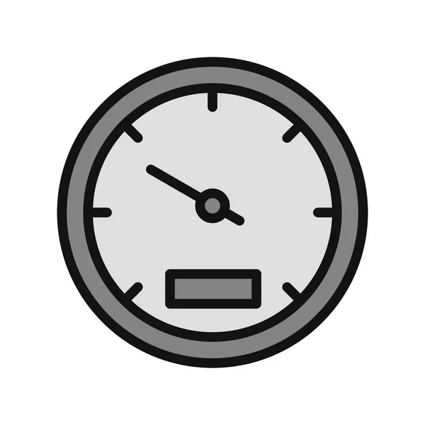 Speedometer Icon Speed Metering Icon Vector Illustration — Vetor de Stock