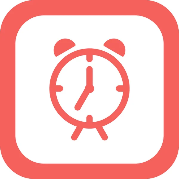 Alarm Clock Web Icon Simple Illustration — Vector de stock