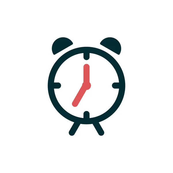 Alarm Clock Web Icon Simple Illustration — стоковый вектор
