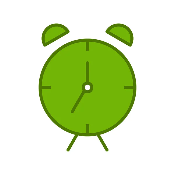 Despertador Icono Web Ilustración Simple — Vector de stock