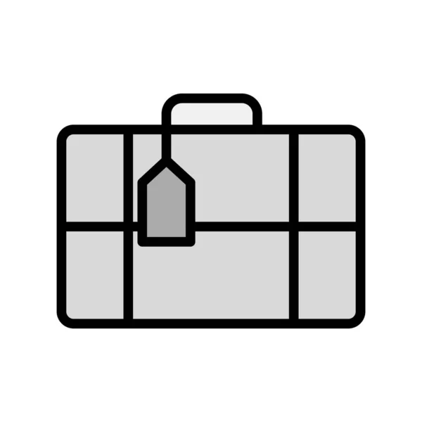 Bagages Icône Web Design Simple — Image vectorielle