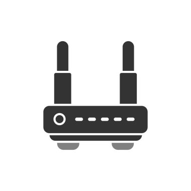 Wi-fi yönlendirici vektör illüstrasyonu