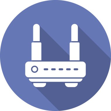 Wi-fi yönlendirici vektör illüstrasyonu