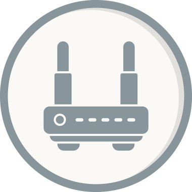 Wi-fi yönlendirici vektör illüstrasyonu